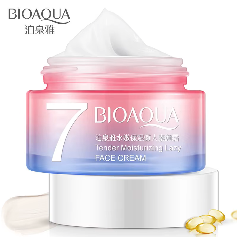 CREMA HIDRATANTE BIOAQUA V7 + EXFOLIANTE MAGICO DE ARROZ - ENVIO GRATIS